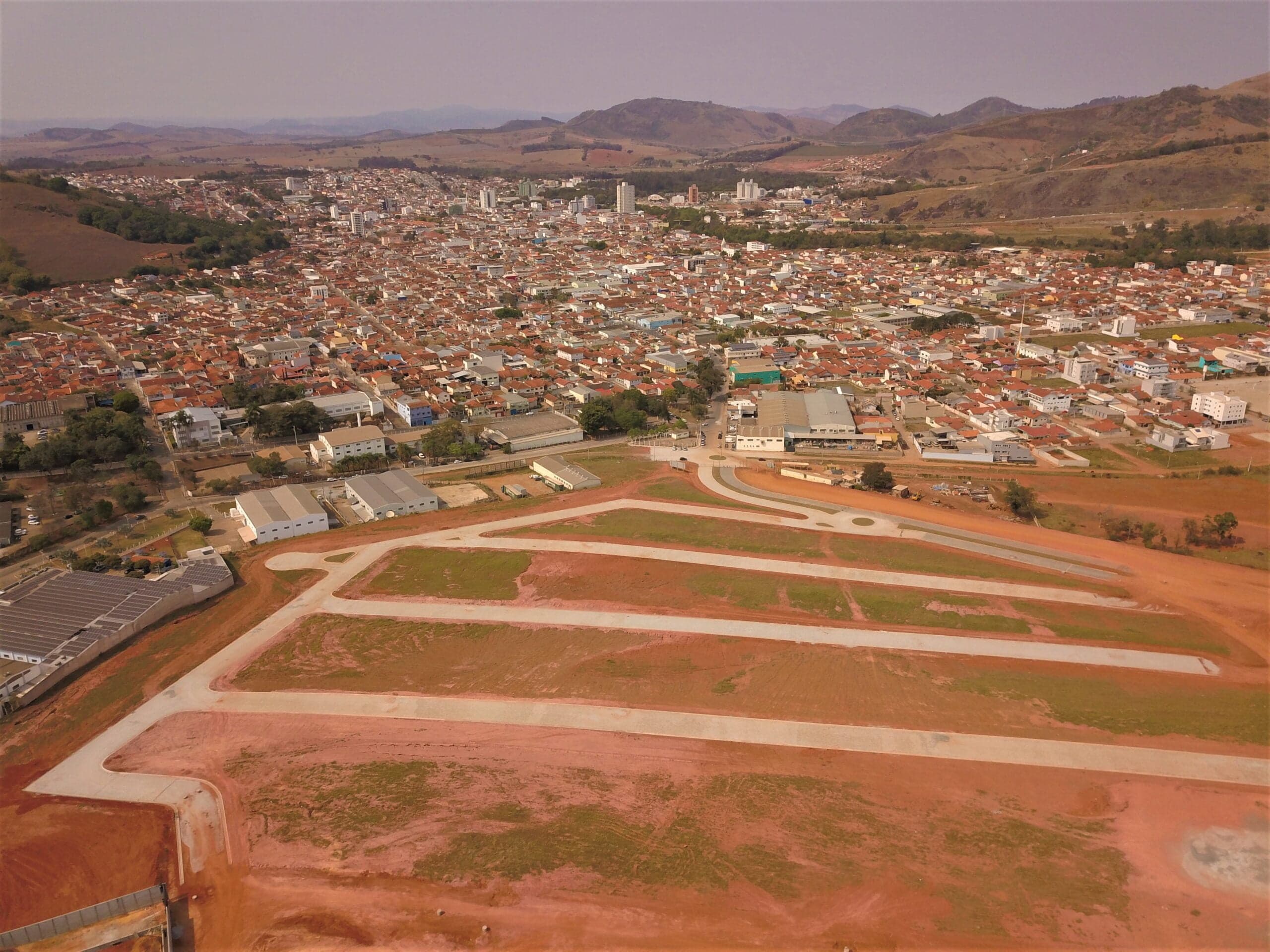 Vista aérea do Loteamento Colina das Palmeiras